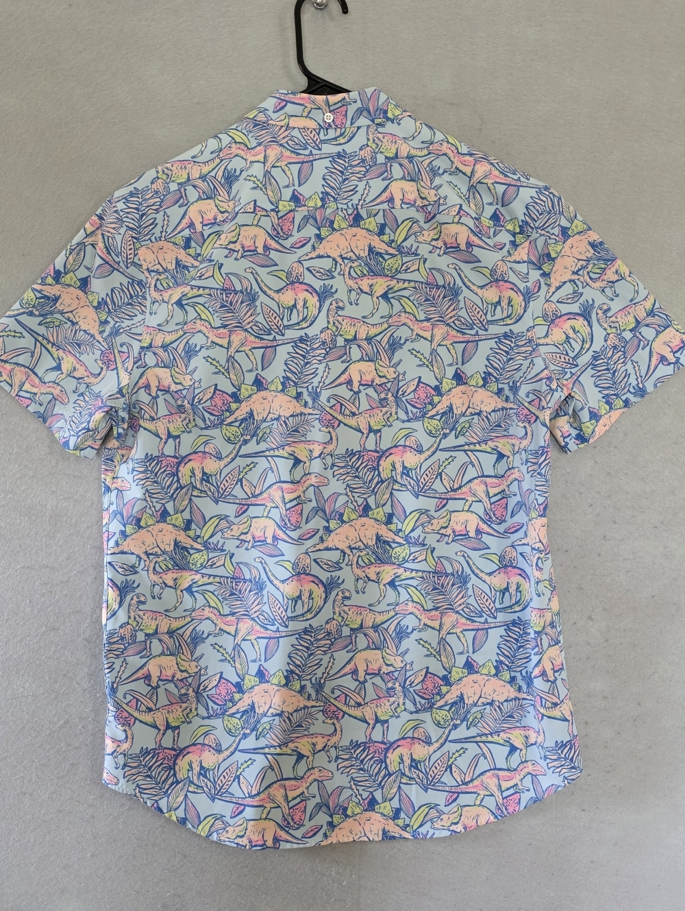 Chubbies Mens Tropical Dinosaur Short Sleeve Button Down Shirt Size Medium - Picture 8 of 10